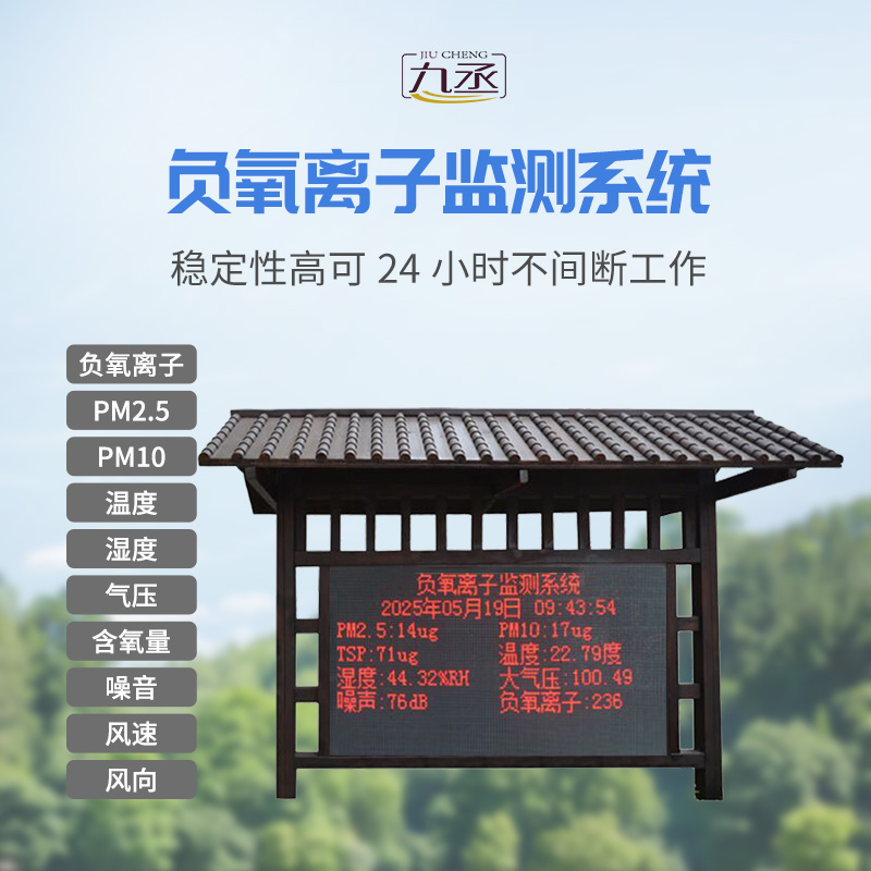 防腐木負氧離子監測站
